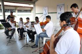 Entusiasmo marca aula inaugural da Orquestra Jovem de Sergipe