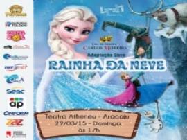 Adaptao do filme Frozen ser apresentado em Aracaju