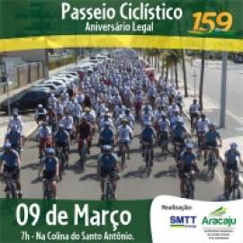 Aracaju 159 anos: SMTT realiza Passeio Ciclstico Aniversrio Legal
