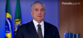 Temer destaca votaes no Congresso e diz que Brasil 