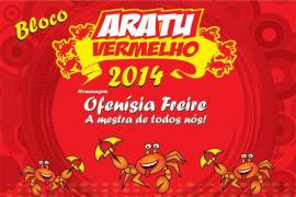 A Mestra Ofensia Freire  tema do bloco carnavalesco Aratu Vermelho 2014