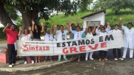 Trabalhadores de Hospital em Laranjeiras completam dois dias de greve