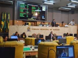 Vereadores aprovam 14 proposituras durante votao da Cmara