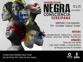 Corredor Cultural vai receber exposio coletiva Negra Conscincia Sergipana