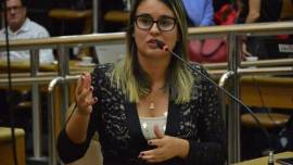 Kitty Lima vota contra aumento e criao de taxas propostos por Belivaldo