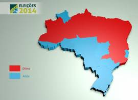 Disputa dura:Dilma vence em 15 estados, Acio 12