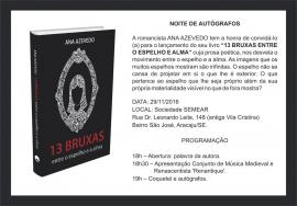 Ana Azevedo lana o livro 13 Bruxas entre o Espelho e a Alma